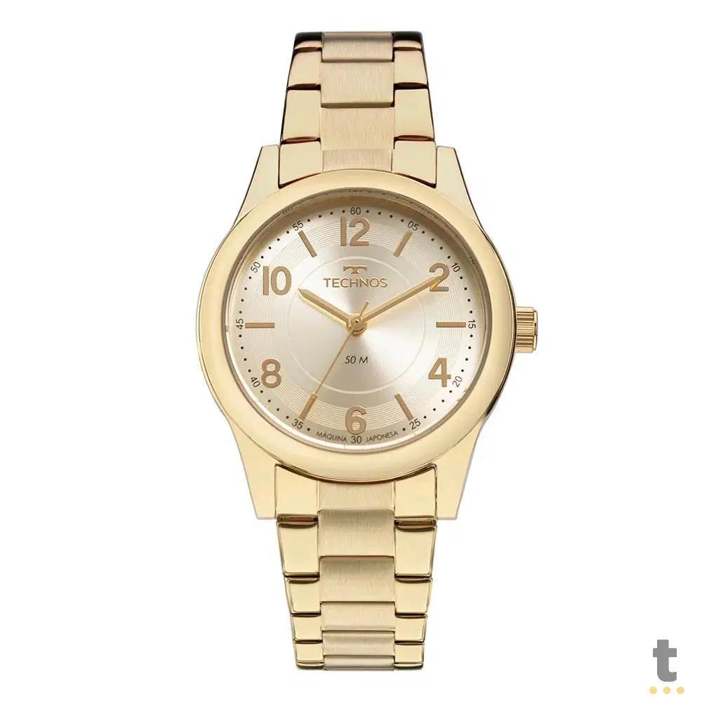 Relógio de Pulso Technos Boutique em Aço Dourado - 2035MFTS/4X Truedata